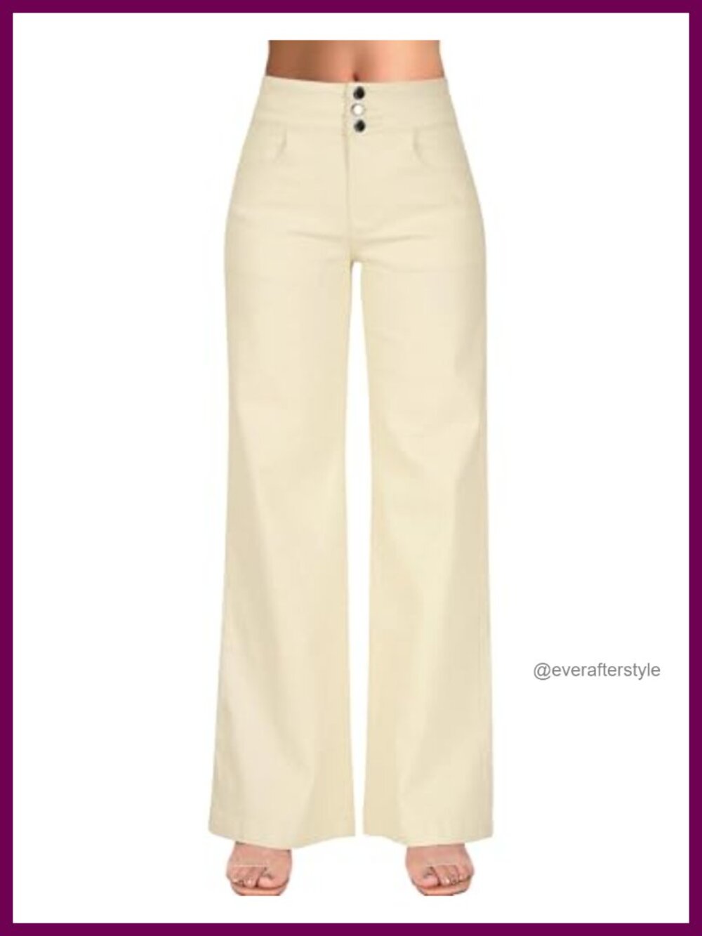 High Waisted Stretch Wide Leg Baggy Denim Jeans